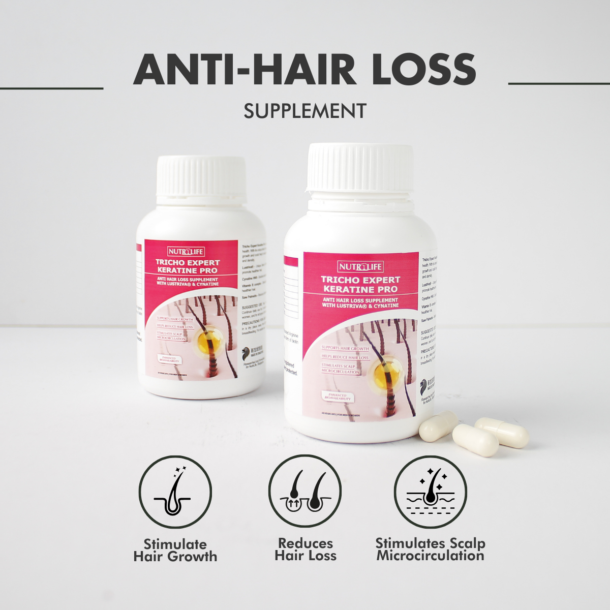Tricho Expert Keratine Pro 30 Vegecaps | NutriLife