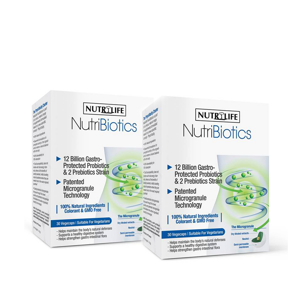 NutriBiotics - Probiotics 12 Billion 30 vegecaps (Bundle of 2)