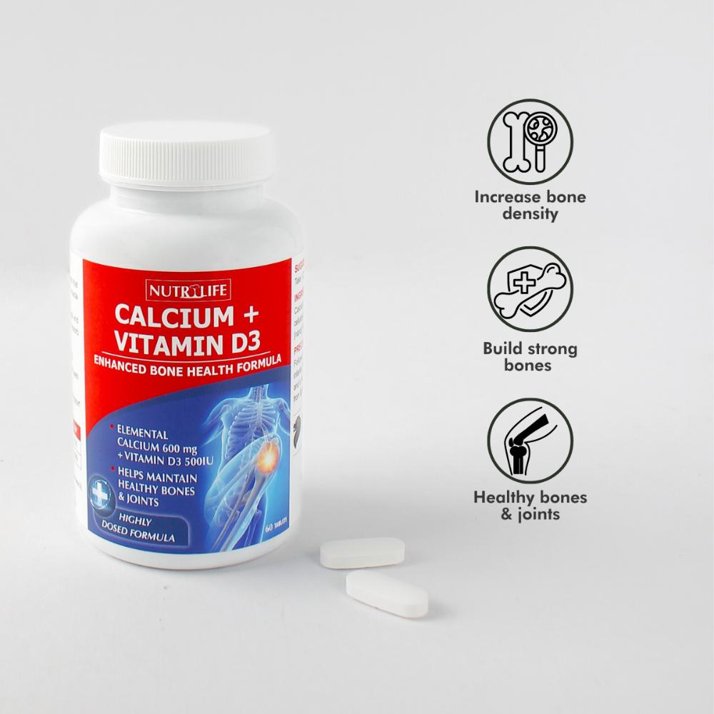 Buy NutriLife Calcium + Vitamin D3 | NutriLife