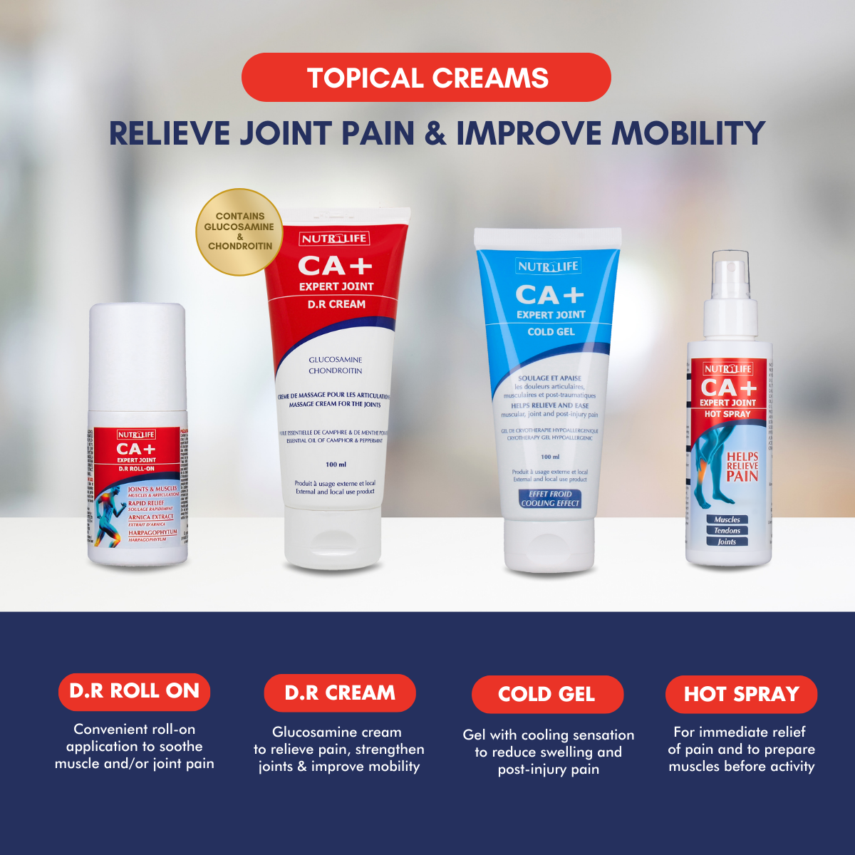 Buy NutriLife CA+ Expert Joint Cold Gel | NutriLife