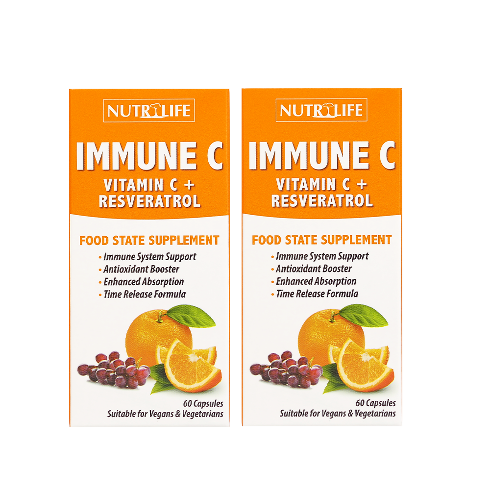 Immune C Vitamin C + Resveratrol [Bundle of 2]