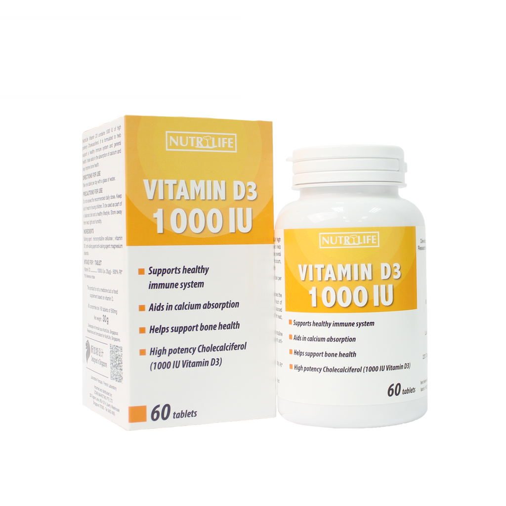 Vitamin D3 1000IU 60 tablets